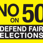 No On 50 Yard Signs Available