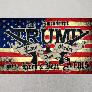 Trump Law & Order 2A Flag